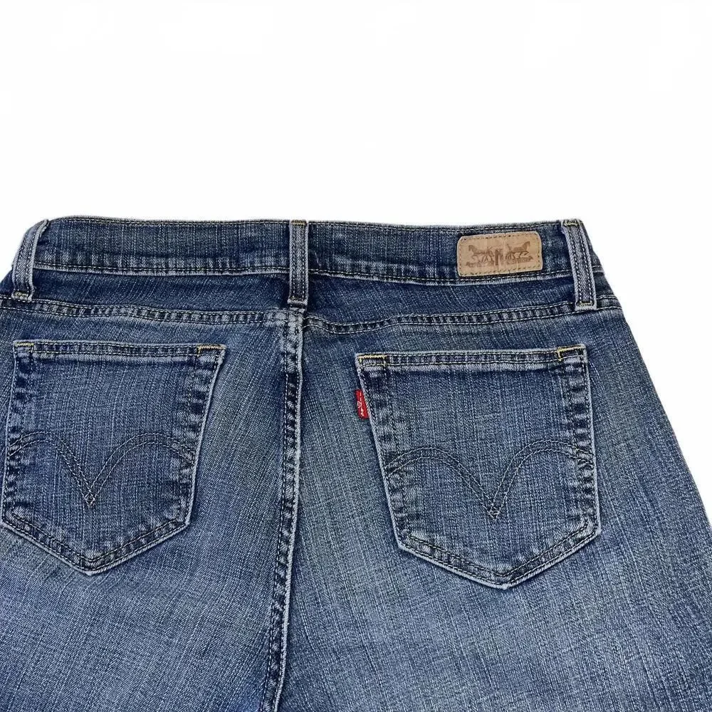 Levi's 529 Classic Curvy Bootcut Blue Denim Jeans Woman’s W 31 x L 30 blue Pants - Picture 7 of 8